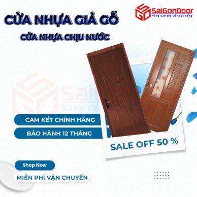 Khái quát về cửa nhựa chịu nước tại SaiGonDoor 1